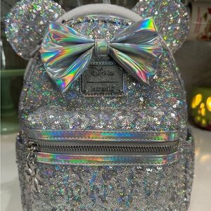 Disney Loungefly Iridescent Sequins Backpack